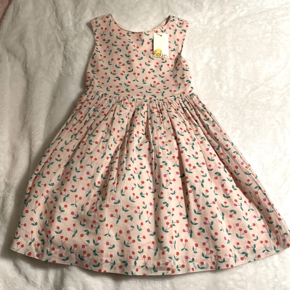 NWT Mini Boden girls tank top dress size 6-7y